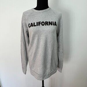 New Sandrine Rose California Grey Pullover, Size Small